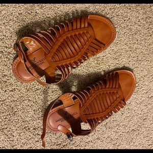 Cognac American Eagle Sandals